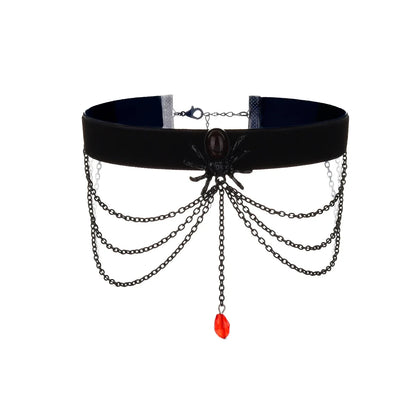 Gothic Style Choker Halloween Necklace