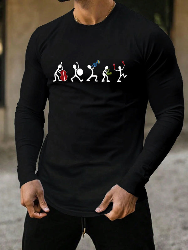 Trendy Casual Long-sleeved T-shirt