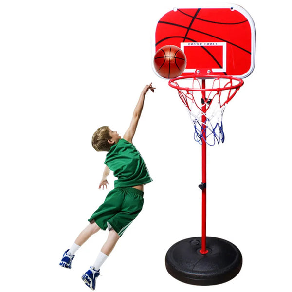 Adjustable Basketball Hoop with Ball and Pump