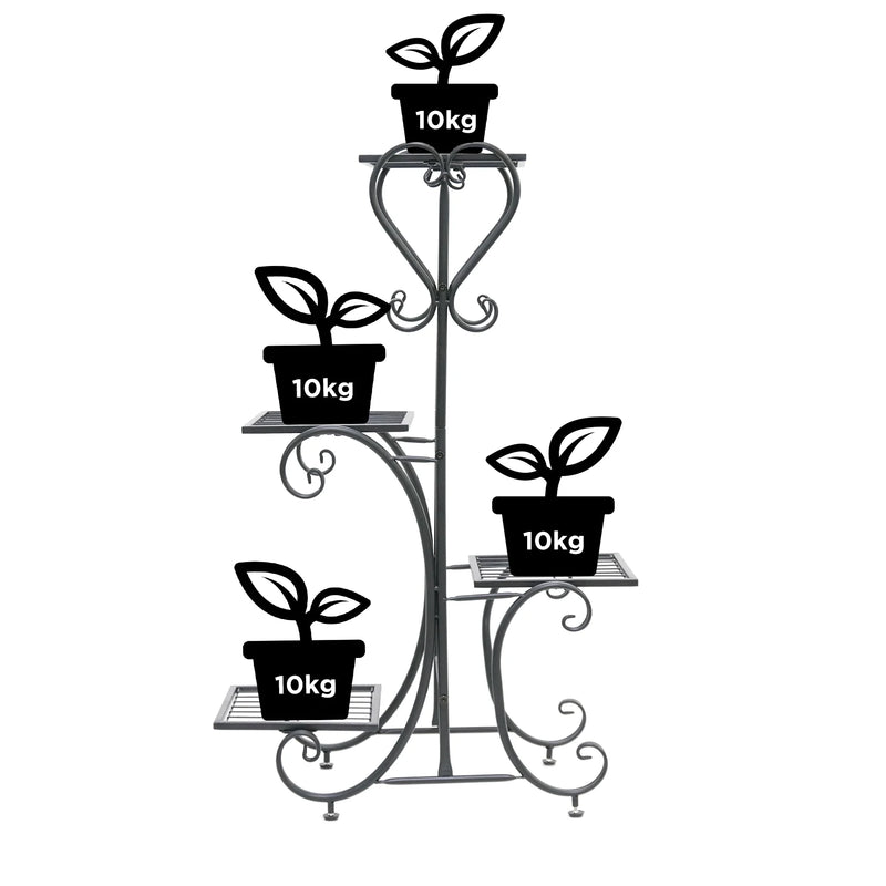 Metal Outdoor Indoor Garden Plant Stand