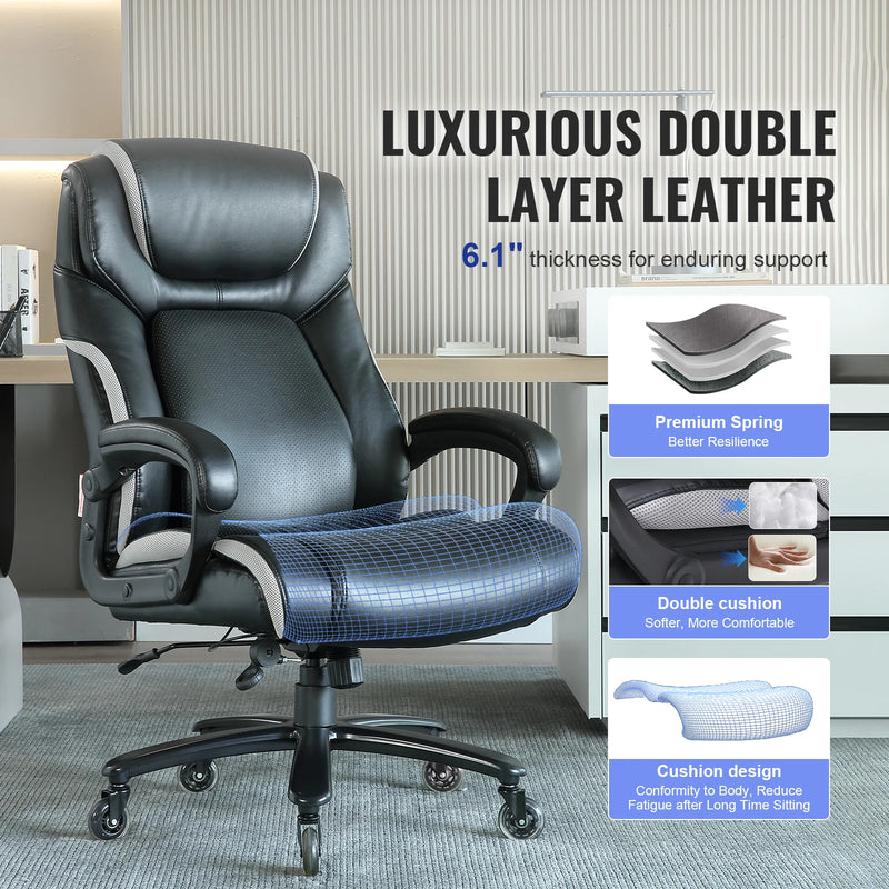 PU Leather Ergonomic Office Chair