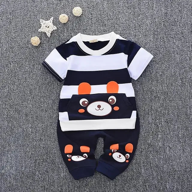 Cotton Cool Tee + Shorts Pants Clothes Set