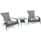 Outdoor Chairs and Coffee Table Set