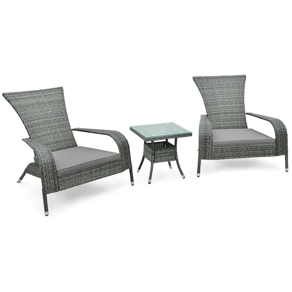 Outdoor Chairs and Coffee Table Set