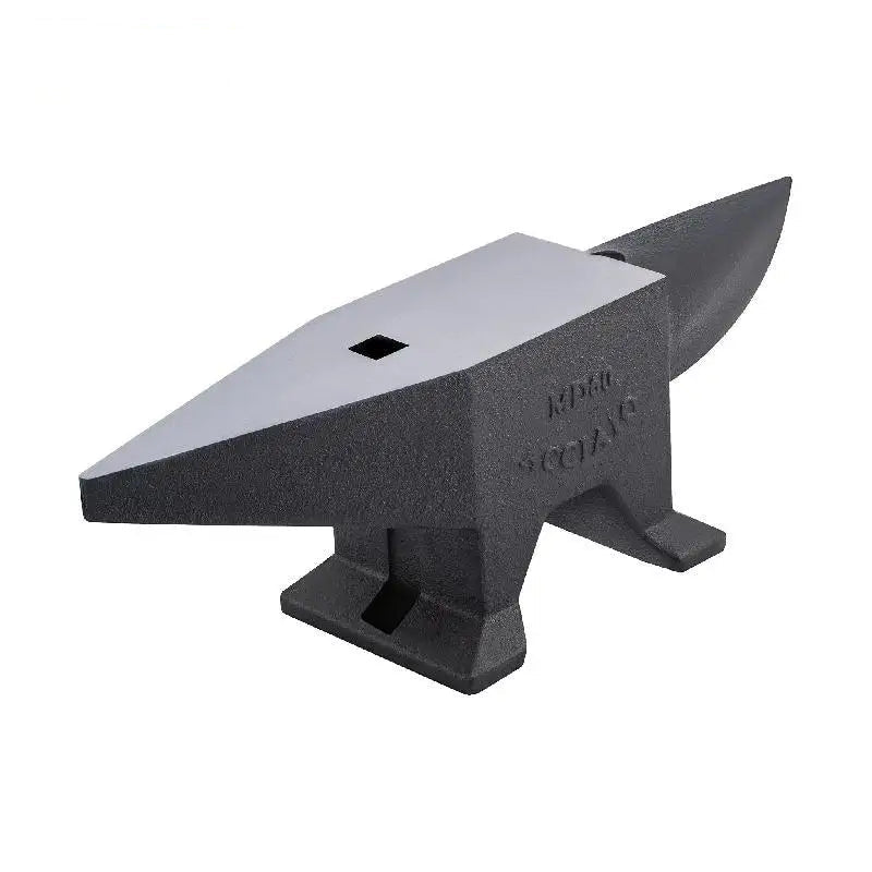 Single round horn anvil steel block