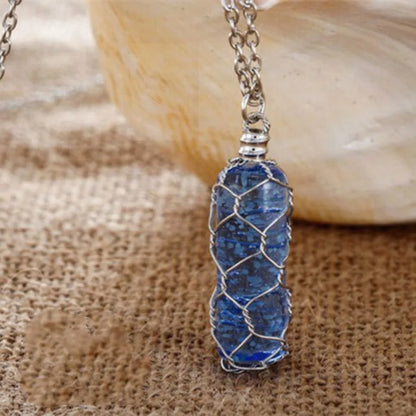 925 Sterling Silver Plated Luminous Pendant Necklace