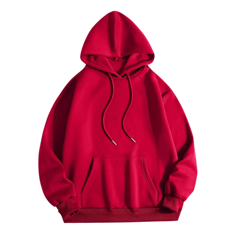 Women's Fleece Hooded Flower Embroidered Sweatshirt
