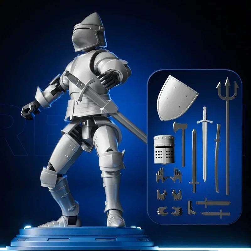 3D Printed Mannequin Character Assemble Toy