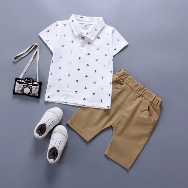 T-shirt + Shorts 2pcs Baby Toddler Outfit