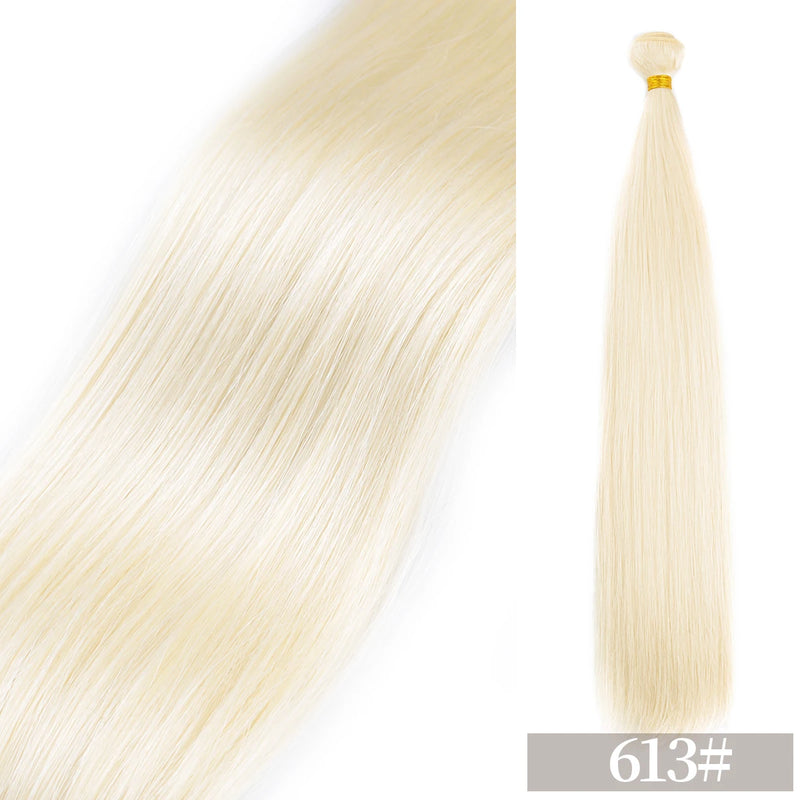 Heat Resistant Fiber Hair Weaving Synthetic Straight Hair