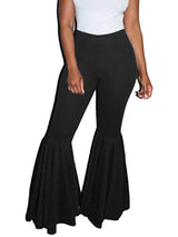 Trendy Bell-bottomed Knitted Trousers