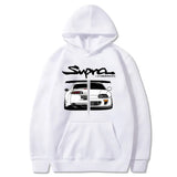 Manga Print Loose Long Sleeve Hoodie