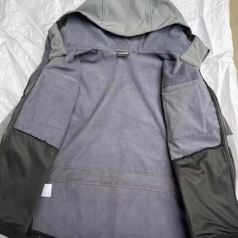 Waterproof windproof hooded jacket