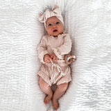 Cotton Ruffle Newborn Girl Clothes Set