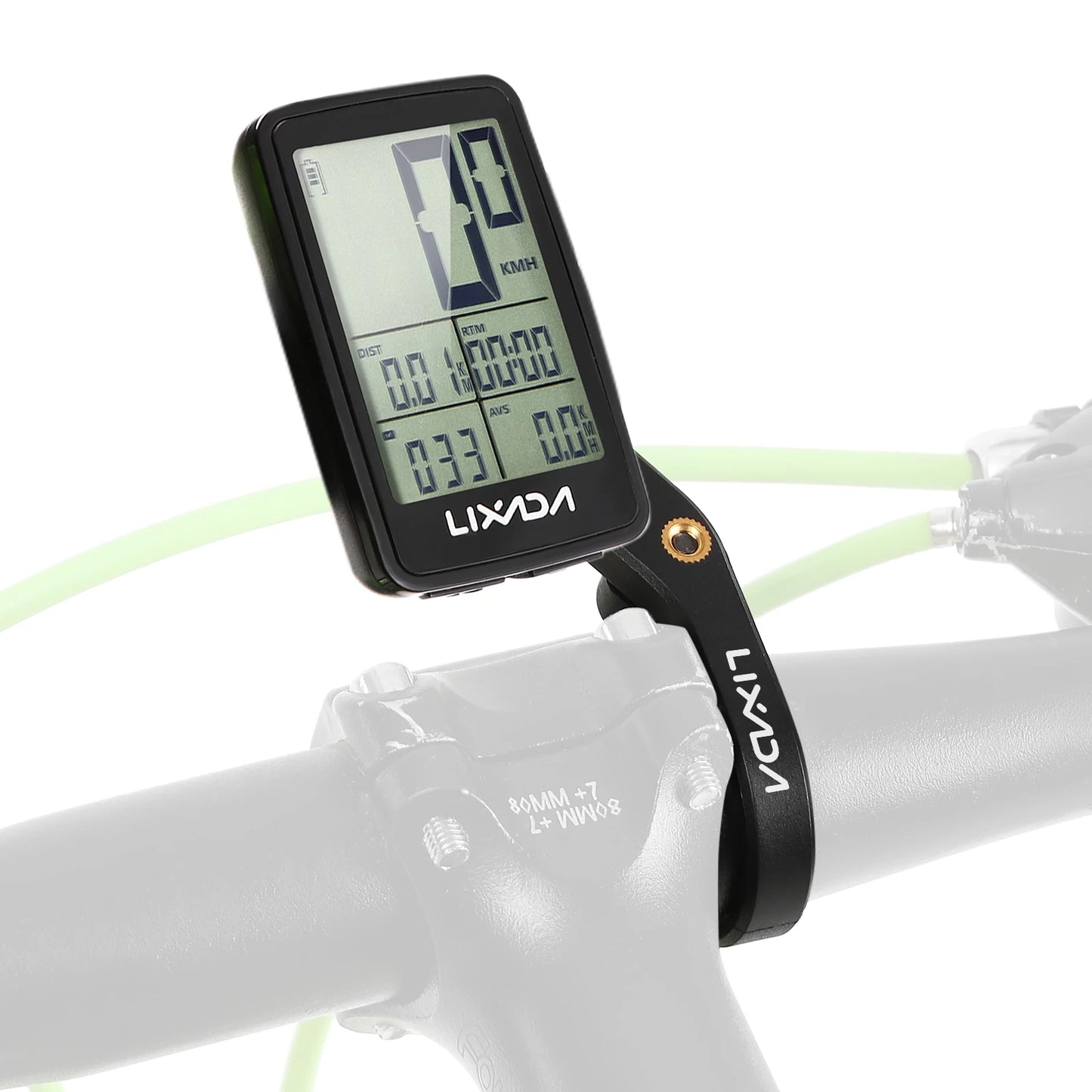 Usb rechargeable wireless bike cycle computer