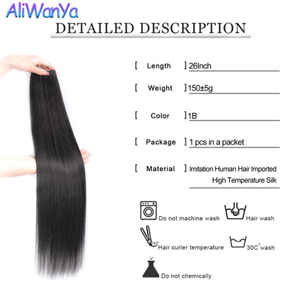 Synthetic Straight Hair Bundles