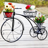 Wrought Iron Tricycle Planter