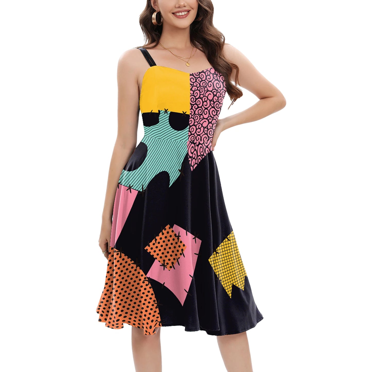 Sleeveless Vintage Halloween Cosplay Costume