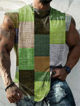 Summer Men's Print Totem Vest