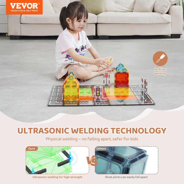 56 PCS Magnetic Building Blocks Set