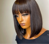 Straight Bob Wig With Bangs