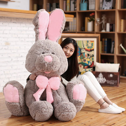 Giant lovely cartoon rabbit plush toy