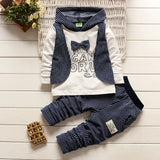 2pc Long Sleeve Hoodie + Trousers Set