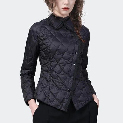 Female down cotton-padded jacket