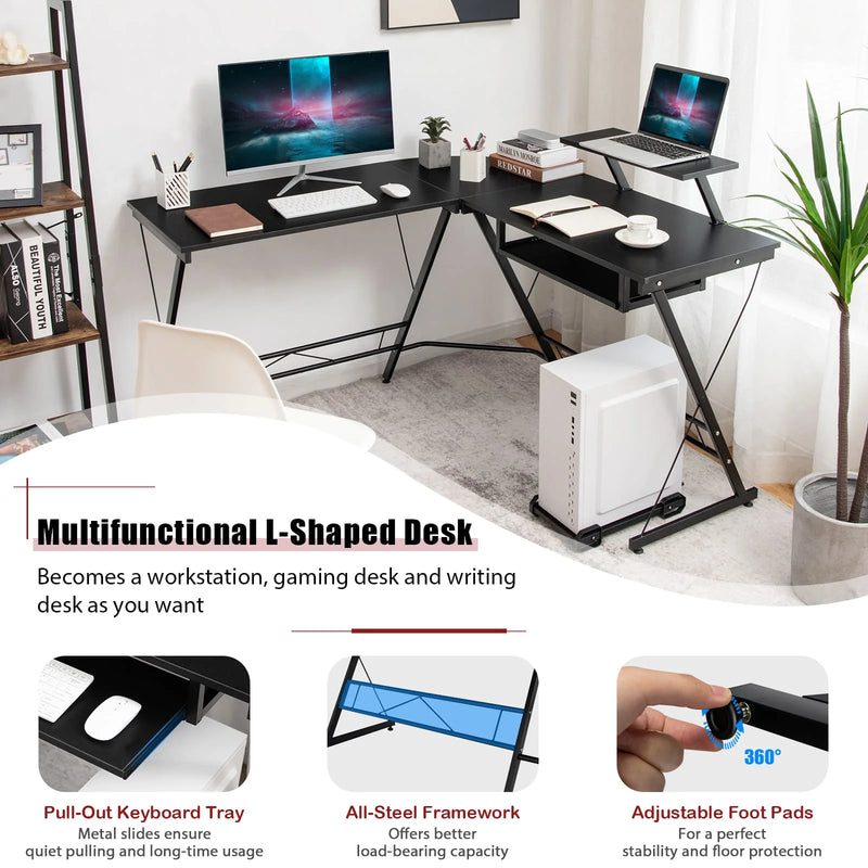Workstation Movable Computer Desk