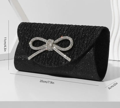 Classic rhinestone evening bag for women