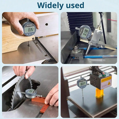 Digital probe indicator test gauge range