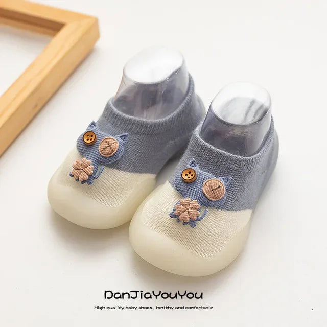 Cute Cartoon Non-slip Cotton Toddler Floor Socks