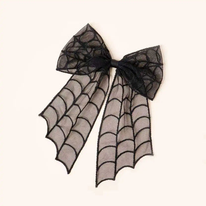 Halloween Bat Bow Hair Clip