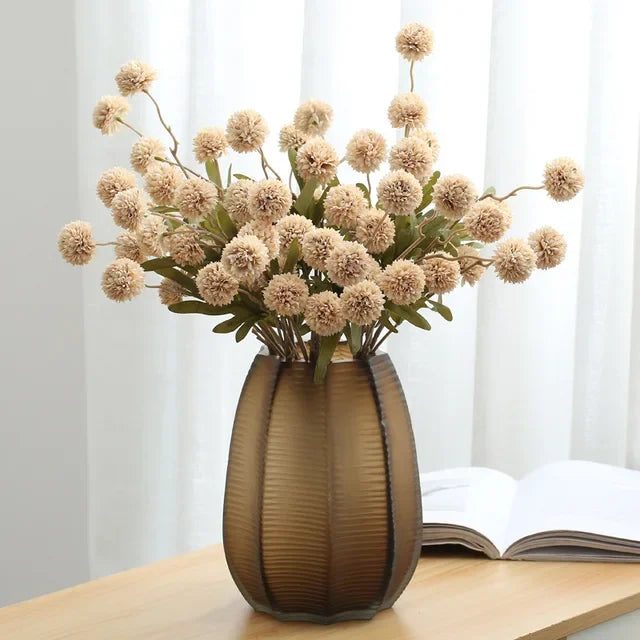 Silk dandelion artificial flower bouquet