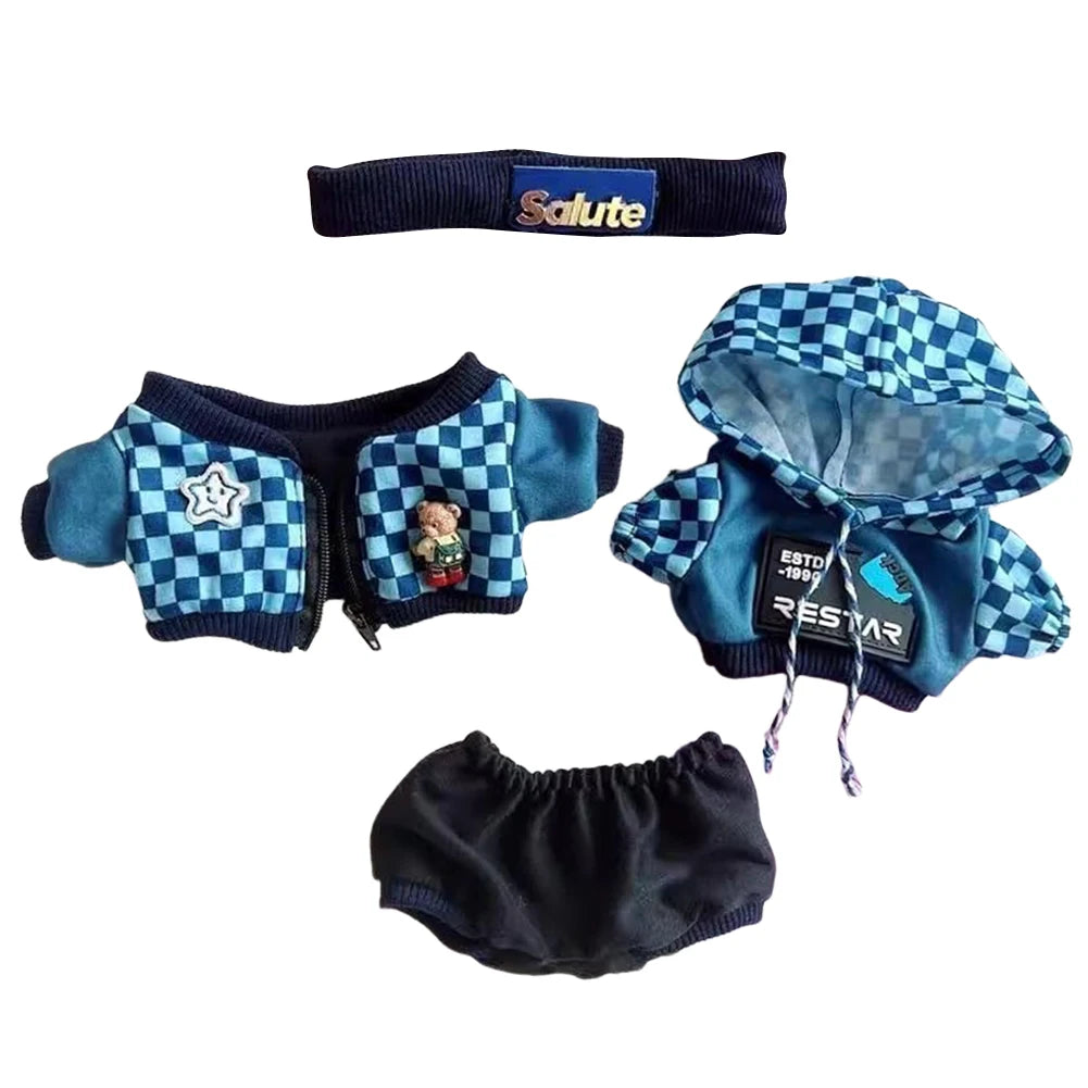 17cm Mini Plush Dolls Outfit