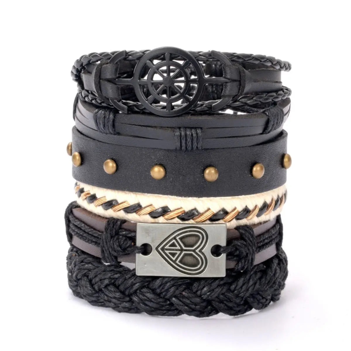 Fashion Multi-layer Beaded Leather Bracelet