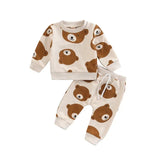 Cotton Rainbow Fall Baby Clothing Suit