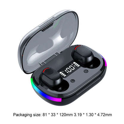 Led digital display noise reduction wireless headset