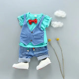Cotton Cool Tee + Shorts Pants Clothes Set