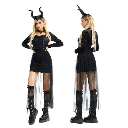 Dark Gothic Punk Style Halloween Costume