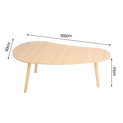 Stylish wooden coffee table