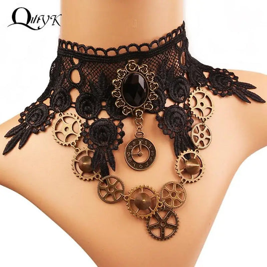 Steampunk Vintage Choker Necklace