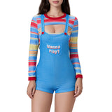 Chucky Doll Cosplay Costume Set