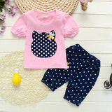 Summer Baby Girls Clothing Set