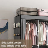 Canvas Folding Wardrobe