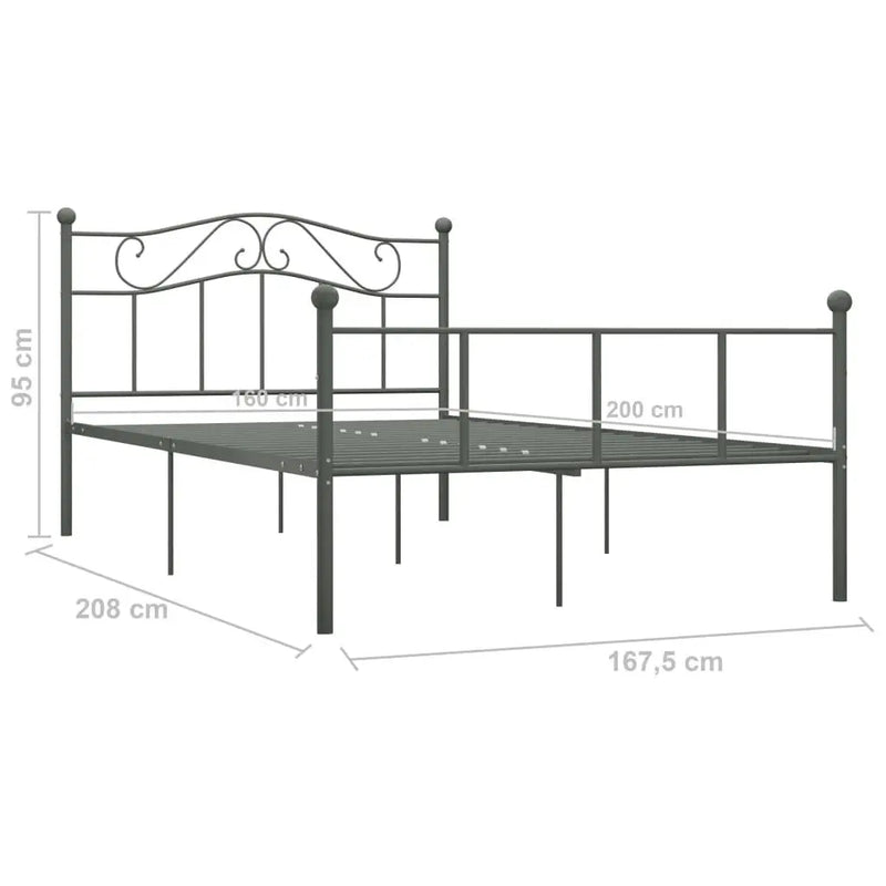 Sturdy Design Metal Bed Frame