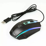 Mechanical LED Wired USB Gaming Keyboard Mouse Pad