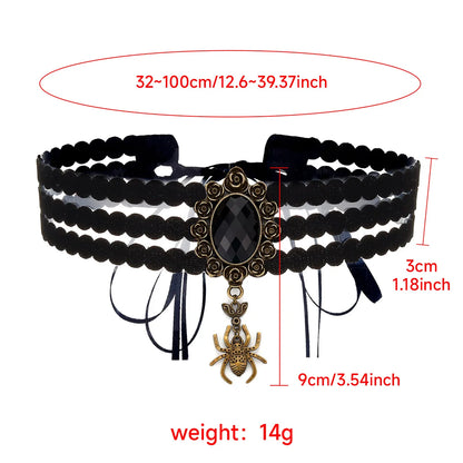 Gothic Style Choker Halloween Necklace