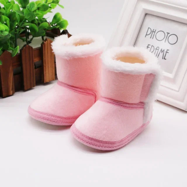 Soft Sole Fur Snow Boots