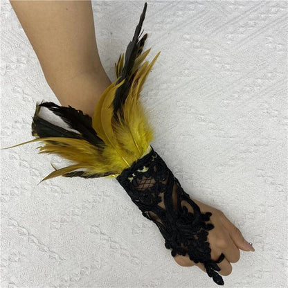 Halloween Party Fingerless Gloves